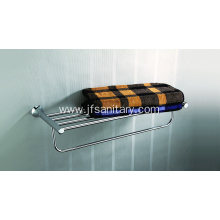 Wall Hung Chrome Double Layer Towel Rack